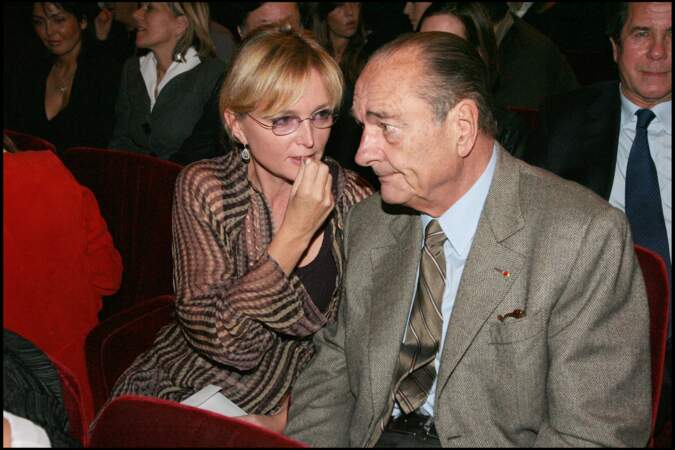 Claude Chirac et son père, Jacques Chirac