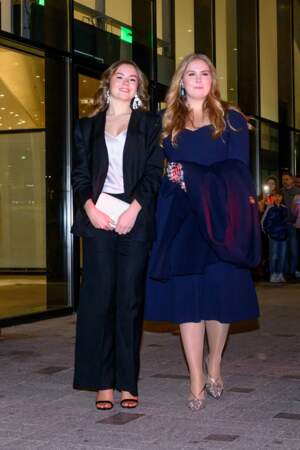 La princesse Ariane et la princesse Catharina-Amalia des Pays-Bas au "Kingsday Concert" à Rotterdam