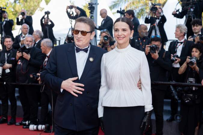 Benoît Magimen et Juliette Binoche, les deux ex se retrouvent au Festival de Cannes, le 24 mai 2023