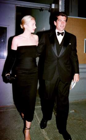 John John Kennedy et Carolyn Bessette, à la soirée Art Society's New York, en octobre 1998.