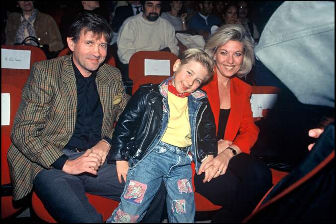 Jordy et ses parents, pendant son enfance dans les années 1990