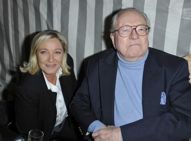 Jean-Marie et Marine Le Pen, toujours ensemble