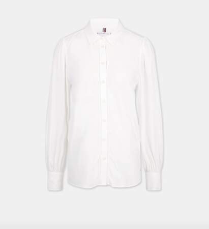 Chemise droite annette fluide, à 54,50€ au lieu de 109€, Tommy Hilfiger sur Galeries Lafayette