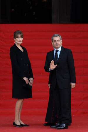 Nicolas Sarkozy et sa femme Carla Bruni 