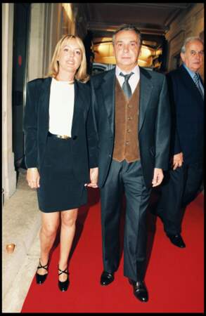 Michel Sardou et Babette à la soirée pour les 40 ans d'Europe 1 en 1996