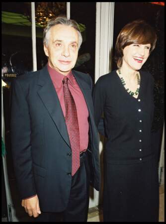Michel Sardou et Anne-Marie Périer au théâtre Marigny à Paris en 2000