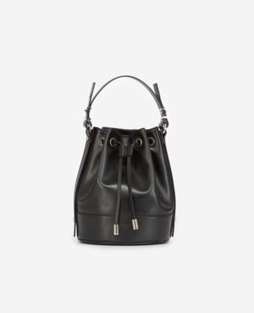 Tina Bag en cuir noir, à partir de 235 €, Tina For Vincent pour The Kooples
