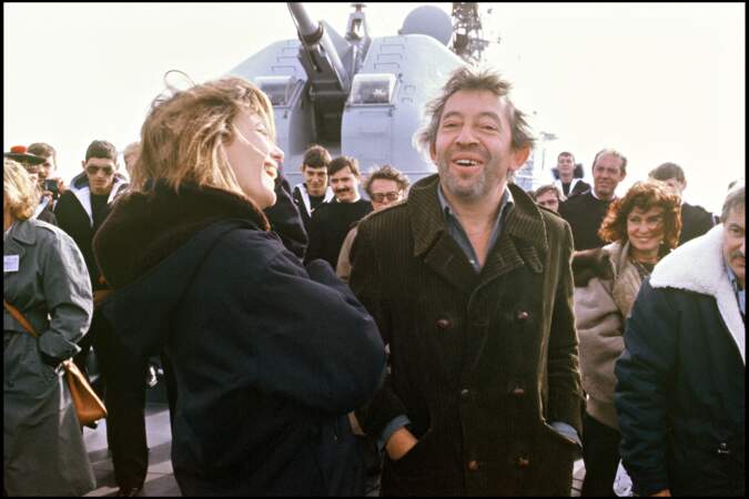 Jane Birkin et Serge Gainsbourg en 1984.