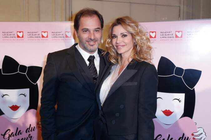 Ingrid Chauvin et son mari Thierry Peythieu au gala du Coeur donné au profit de l'association Mécénat Chirurgie Cardiaque, à Paris le 30 janvier 2017.
