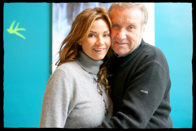 Ingrid Chauvin et Yves Rénier au Festival de la télévision de Luchon, en février 2007. Les deux acteurs ont notamment joué ensemble dans la mini-série de TF1 "Dolmen". 