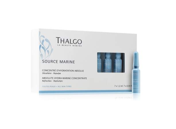 Source marine, Concentré d’Hydratation Absolue, Thalgo, 27€