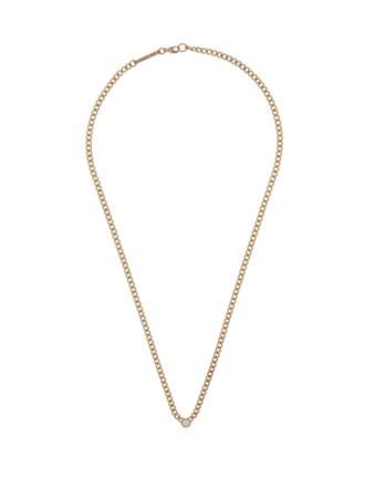 Collier à perles en or 14 carats et diamants, 1166€, Zoë Chicco sur MatchesFashion
