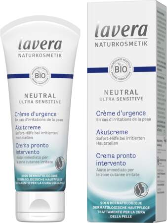 Crème d’urgence, Neutral ultra sensitive, Lavera, 18,95 € en magasin bio