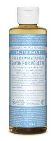 Savon Liquide Non Parfumé , Dr.Bronner's, 11€, 240ml