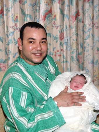 Le roi Mohammed VI et sa fille Lalla Khadija