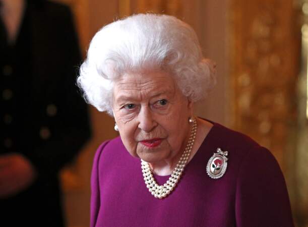 Sa Majesté Elizabeth II au château de Windsor le 7 mai 2019