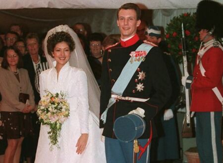 Mariage de Joachim du Danemark et d'Alexandra Manley à Hilleroed, le 18 novembre 1995.