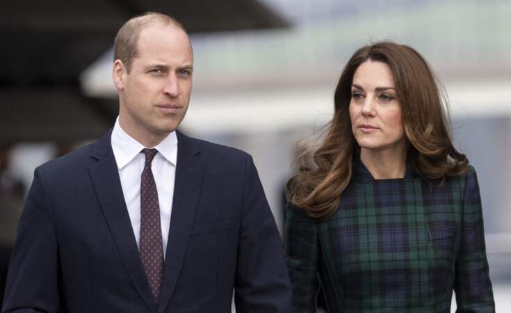Le prince William et Kate Middleton arrivent à Dundee pour l'inauguration du musée du design V&A, Ecosse le 29 janvier 2019.