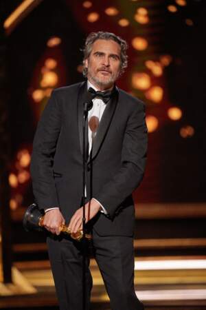 Joaquin Phoenix aux Oscars en 2020
