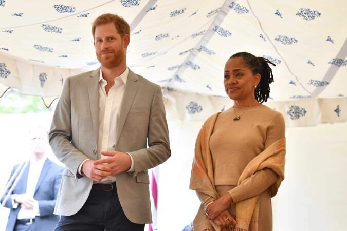 Doria Ragland et le prince Harry à Londres le 20 septembre 2018