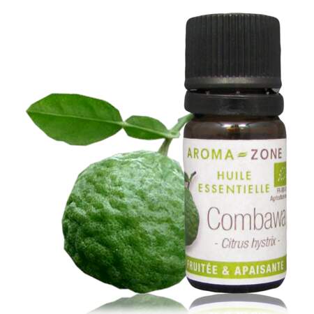 Huile essentielle de Combawa bio, Aroma-Zone, 5 ml, 4€, aroma-zone.com
