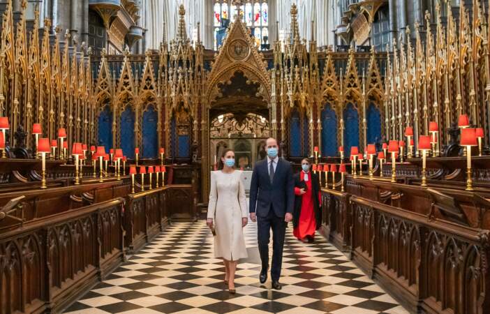 Kate Middleton et William à l'abbaye de Westminster, dix ans après leur mariage