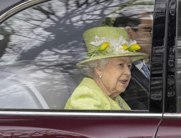 Elizabeth II heureuse et fière d'assister au centenaire de la Royal Australian Air Force au CWGC Air Forces Memorial à Runnymede, dans le Surrey.