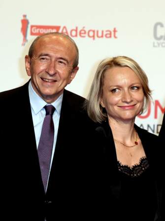 Gérard et sa femme Caroline Collomb à la cérémonie d'ouverture du Festival Lumière  2017 de Lyon, le 14 Octobre 2017