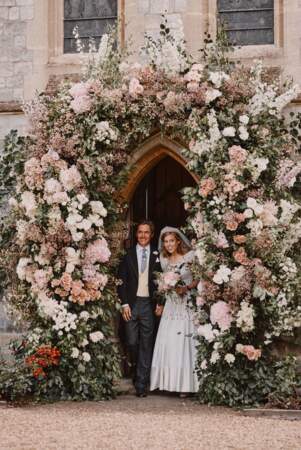 La princesse Beatrice d'York et son mari Edoardo Mapelli Mozzi en juillet 2020.