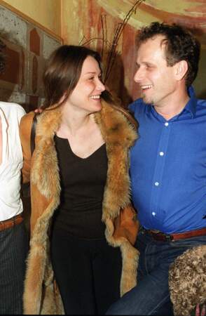Carla Bruni et Charles Berling en février 2001