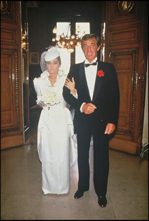 Jean-Paul Belmondo et sa fille Patricia le 3 mai 1986