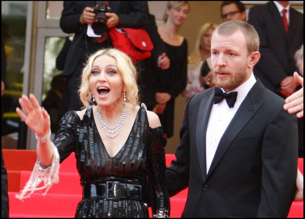 Madonna et Guy Ritchie lors du 61e festival de Cannes 