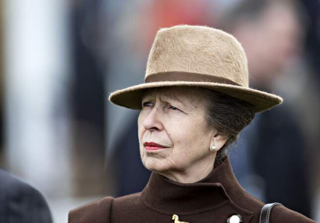 La princesse Anne d'Angleterre, le 11 mars 2020, à Cheltenham.