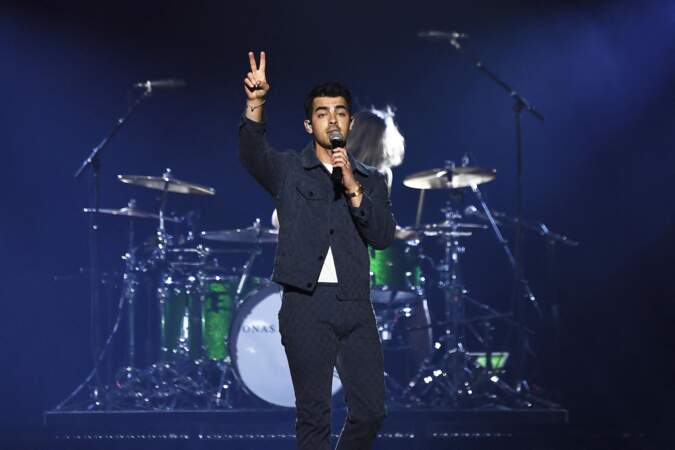 Joe Jonas en concert à l'O2 Arena le 2 février 2020 à Londres, en Angleterre.