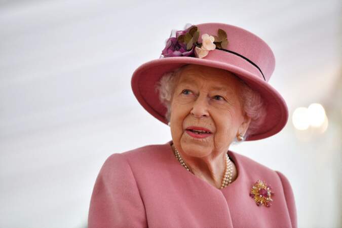 La reine Elisabeth II d'Angleterre, le 15 octobre 2020. 