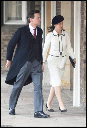 Lady Sarah et Daniel Chatto, au mariage de Lady Rose Windsor, à Londres, le 19 juillet 2008.