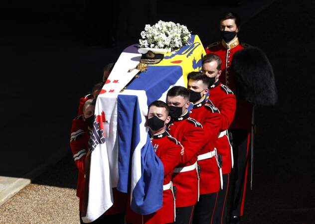 Le cercueil du prince Philip ce samedi 17 avril 