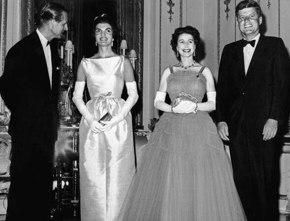 Elizabeth II et les Kennedy