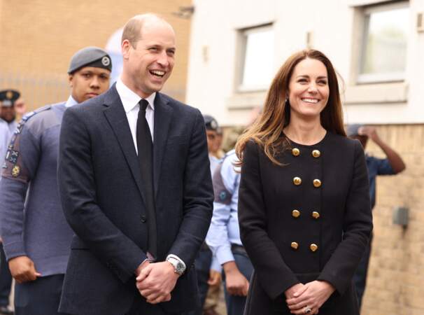 Le prince William et Kate Middleton  à Londres le 21 avril 2021