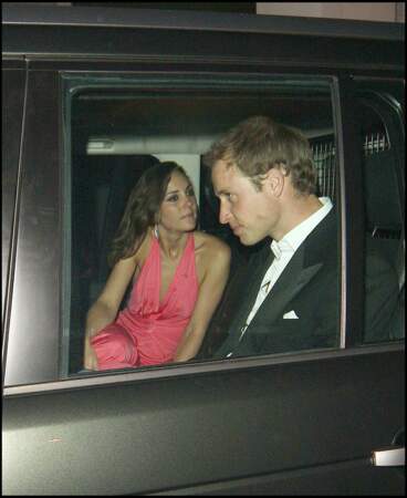 Le prince William et Kate Middleton le 8 juin 2008 à Londres 
