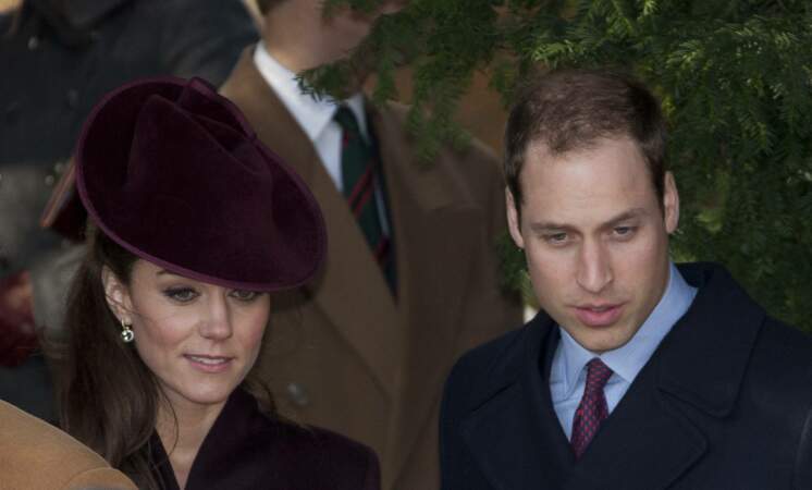 Kate Middleton et William à Sandringham en 2011 