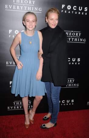 Uma Thurman et sa fille Maya, à New York en octobre 2014