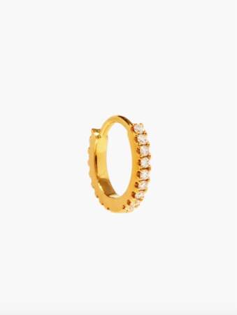 Boucle d'oreille en or et diamants Eternity, 460€, Maria Tash sur Matches Fashion