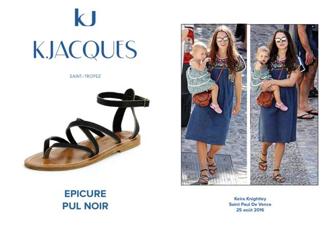 Keira Knightley porte le modèle Epicure de K.Jacques.