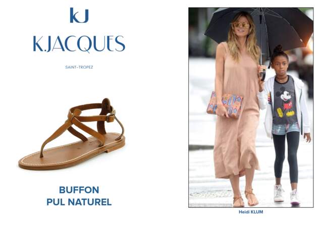 Heidi Klum porte le modèle Buffon de K.Jacques.