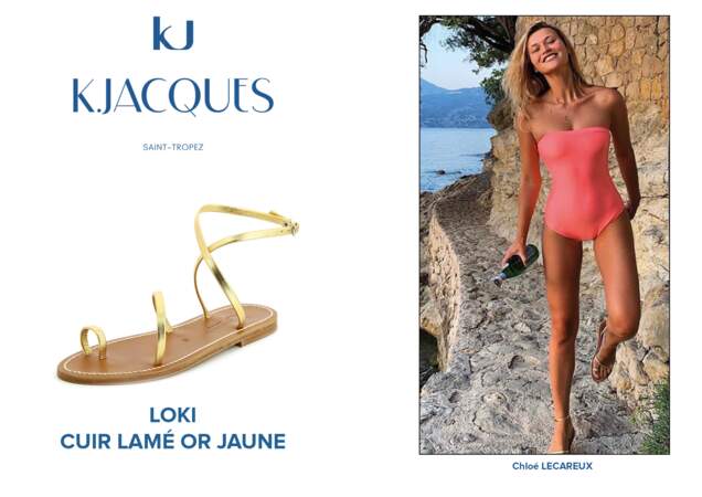 Chloé Lecareux porte le modèle Loki de K.Jacques.