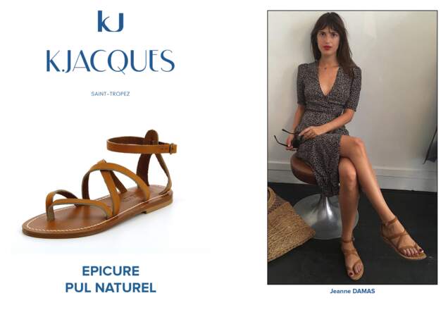 Jeanne Damas porte le modèle Epicure de K.Jacques.