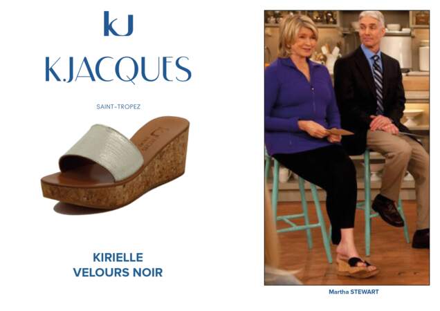 Martha Stewart porte le modèle Kirielle de K.Jacques.