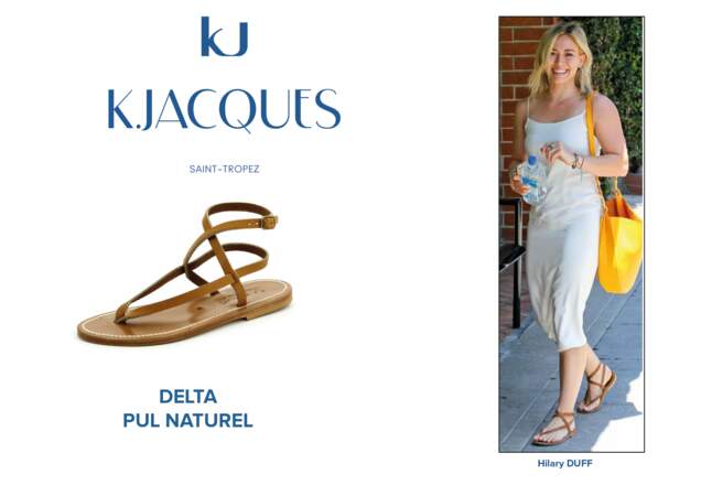 Hilary Duff porte le modèle Delta de K.Jacques.