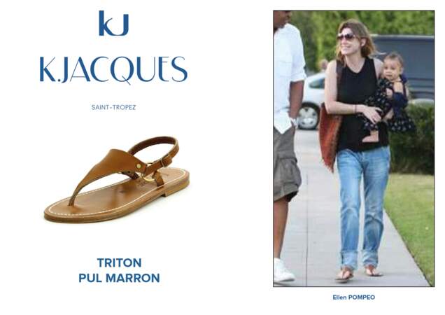 Ellen Pompeo porte le modèle Triton de K.Jacques.